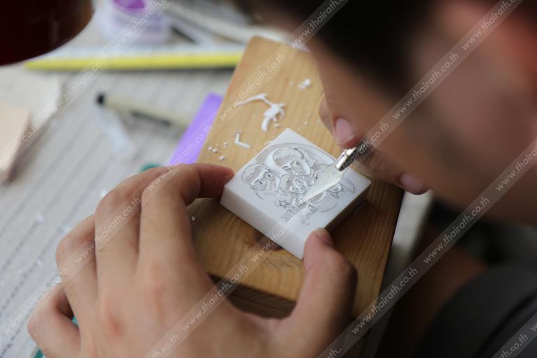 งานแฮนด์เมด 100% แกะตัวปั๊มกันสดๆ