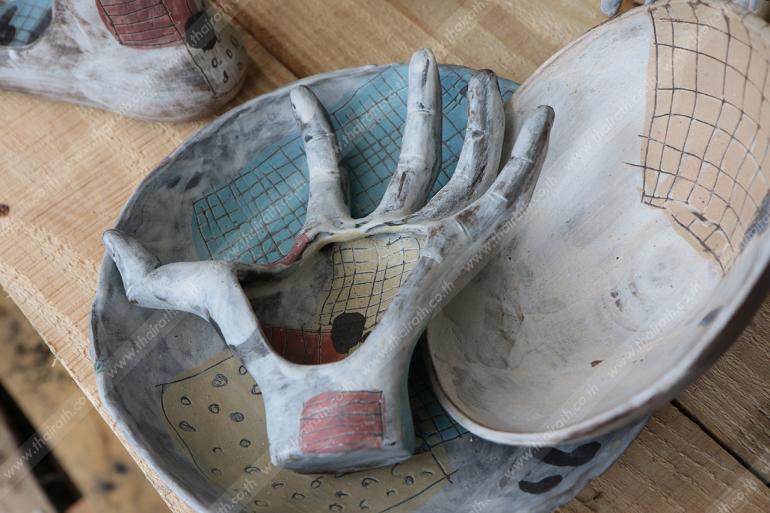 งานเซรามิกออกแบบเอง