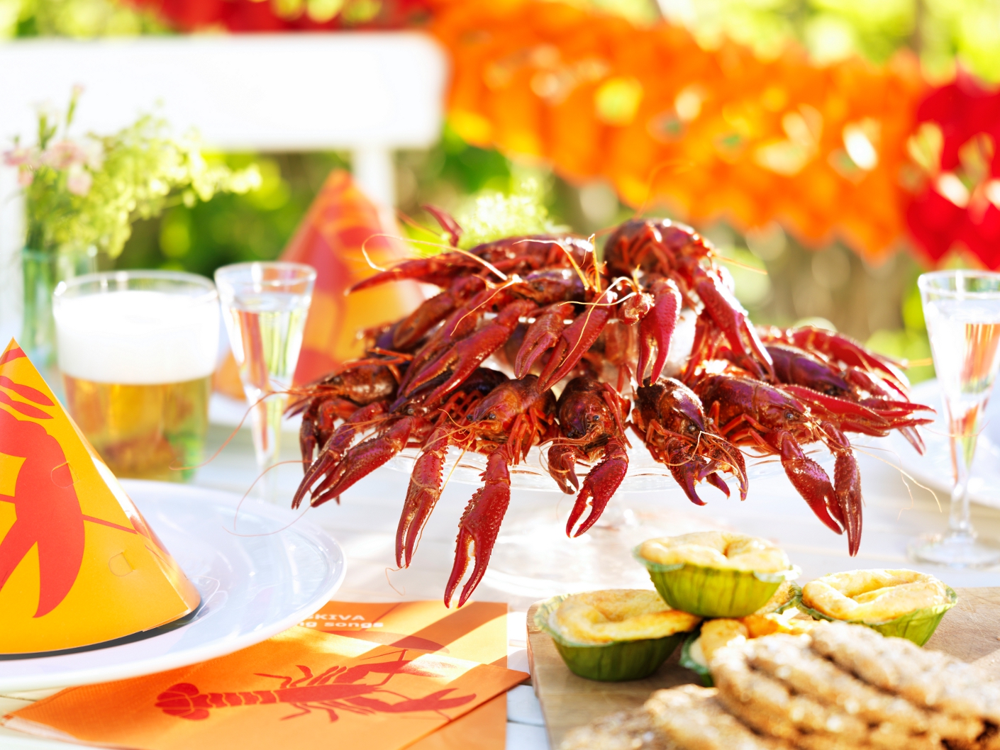 บุฟเฟ่ต์กุ้งเครย์ฟิชที่อิเกีย