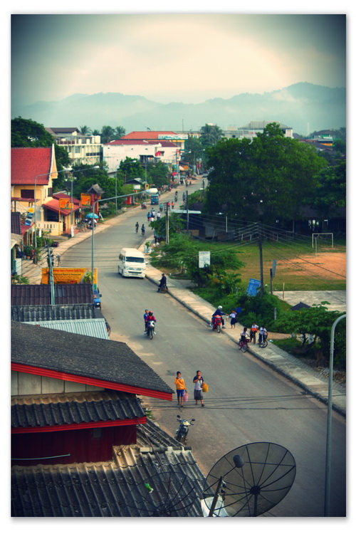 สภาพบ้านเมืองที่สงบในวังเวียง