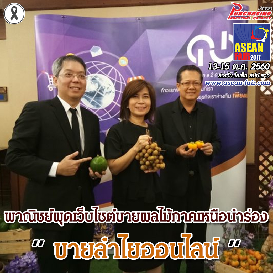 พาณิชย์ผุดเว็บไซต์ขายผลไม้ภาคเหนือนำร่อง ขายลำไยออนไลน์