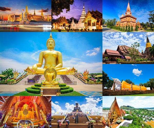 รวม 15 วัดทั่วไทย ทำบุญอิ่มใจต้อนรับปีใหม่ 2559