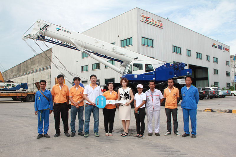 อิตัลไทย ส่งมอบรถเครนทาดาโน ให้กับทาง บจก. บิ๊กเครน