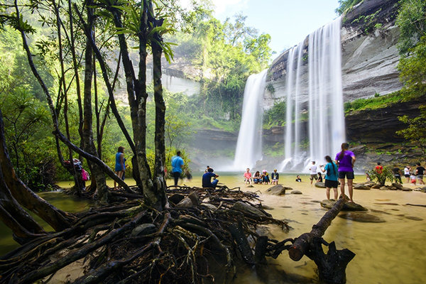 “กุ้งเดินขบวน“  @ แก่งลำดวน จ.อุบล