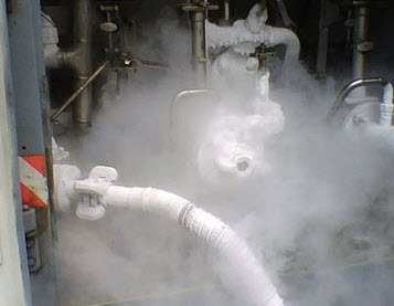 ความปลอดภัยในการทำงานกับไนโตรเจนเหลว (Liquid Nitrogen)