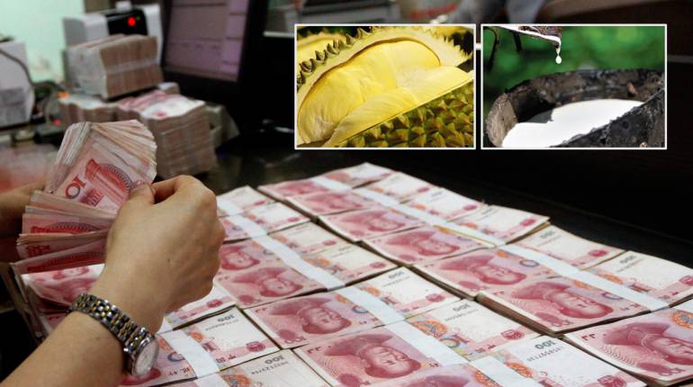 ทุเรียน-ยางพาราได้อานิสงส์ค่าหยวนลด