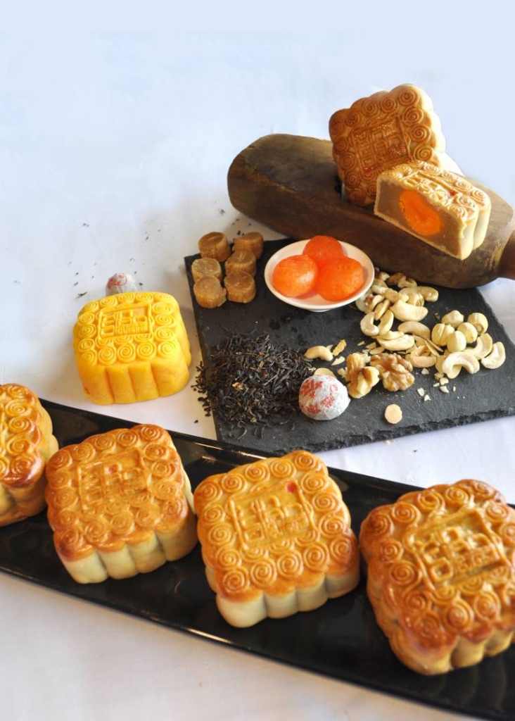 ขนมไหว้พระจันทร์ไส้แครนเบอรี่ เอิร์ลเกรย์