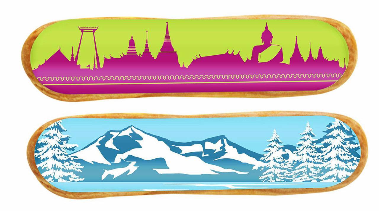 งานศิลป์บนจานขนมหวาน น่ารักน่าหม่ำจัง